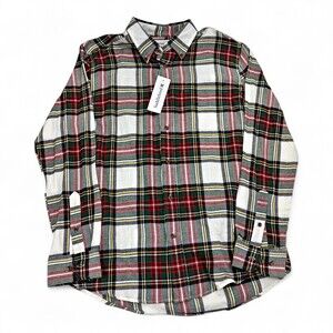 Saddlebred Men's Plaid Button-Down Shirt Size M